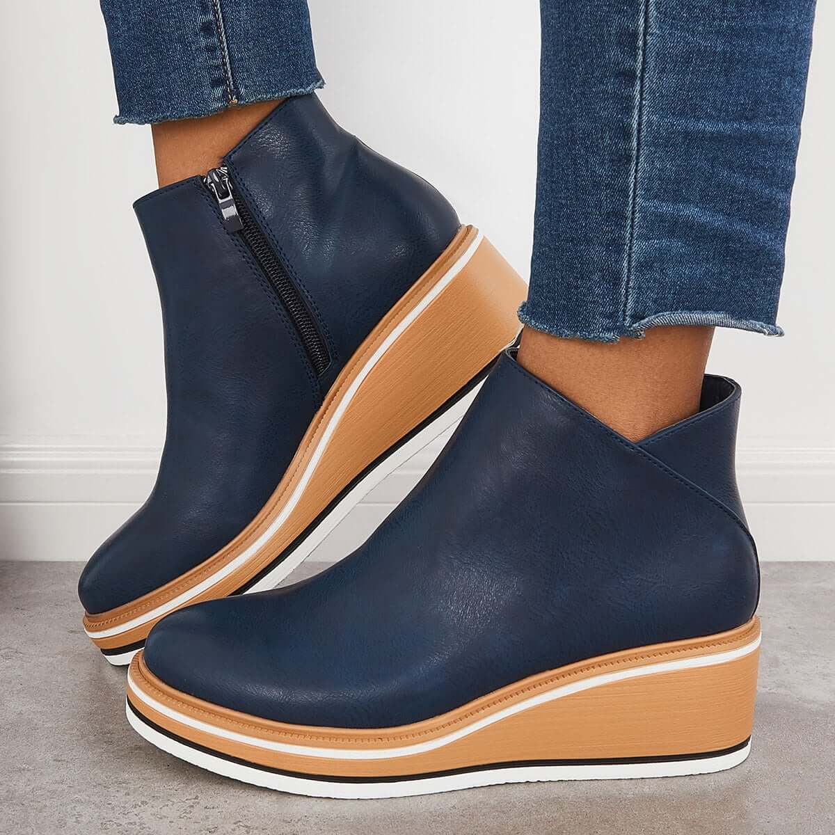 Nikkole - Bequeme Damen-Lederstiefel