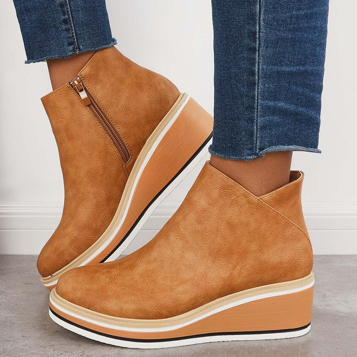 Nikkole - Bequeme Damen-Lederstiefel