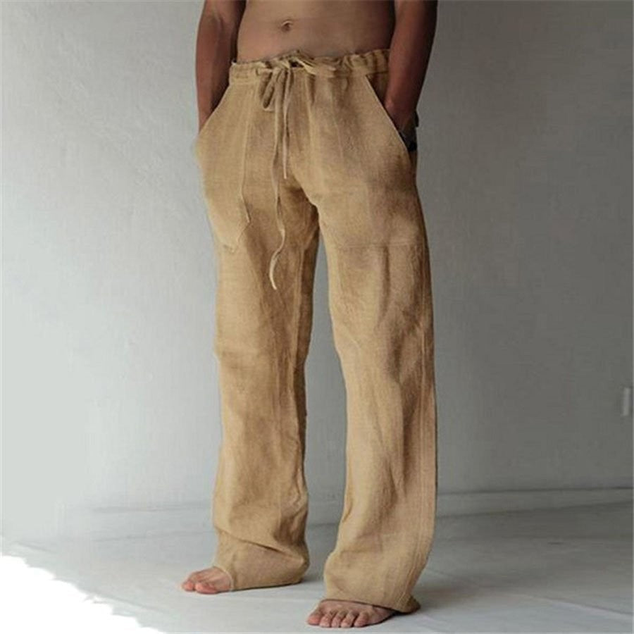 Anton - Casual Leinenhosen in Einfarbig