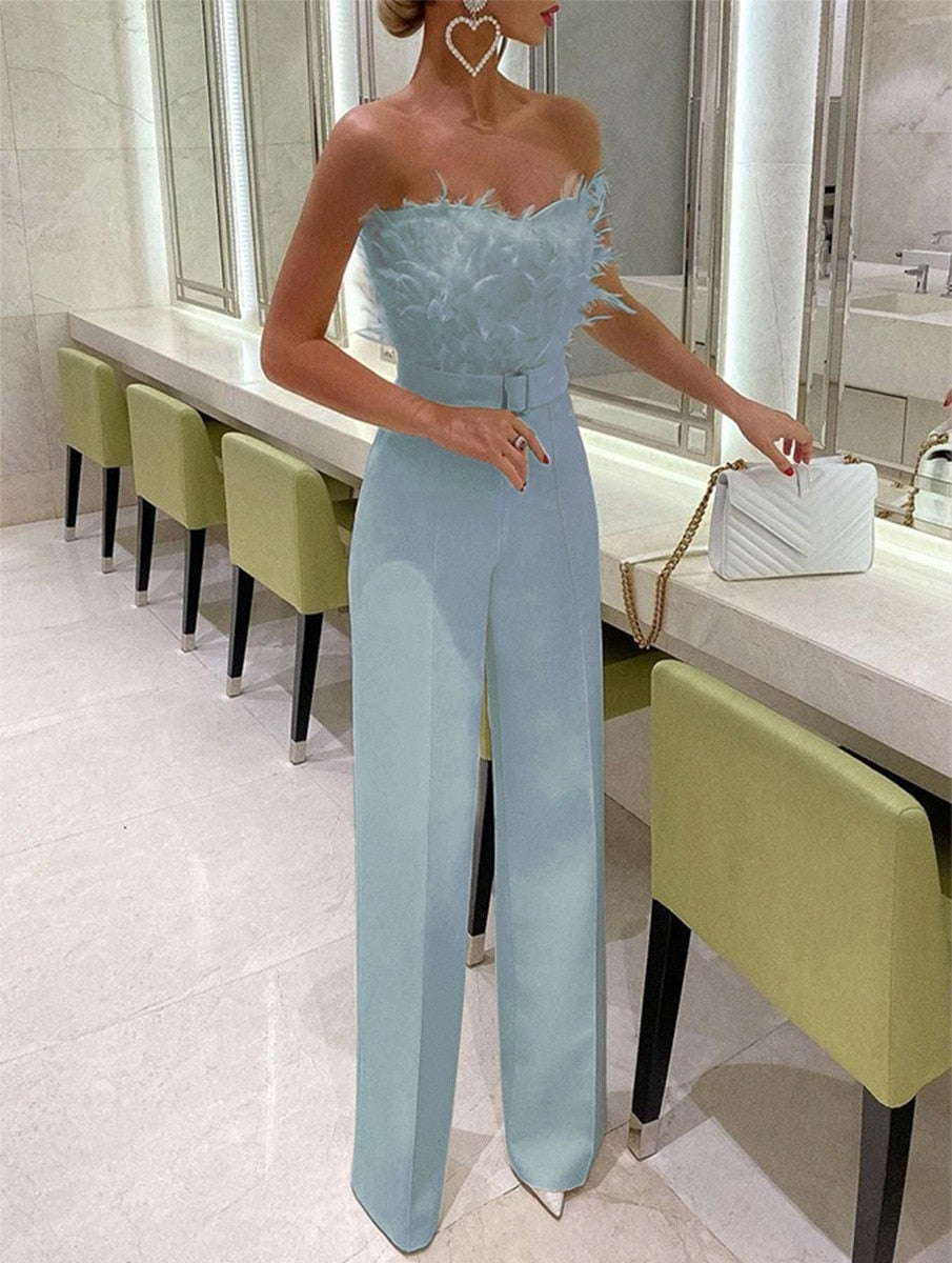 Frola - Der elegante Jumpsuit mit Bandeau-Top