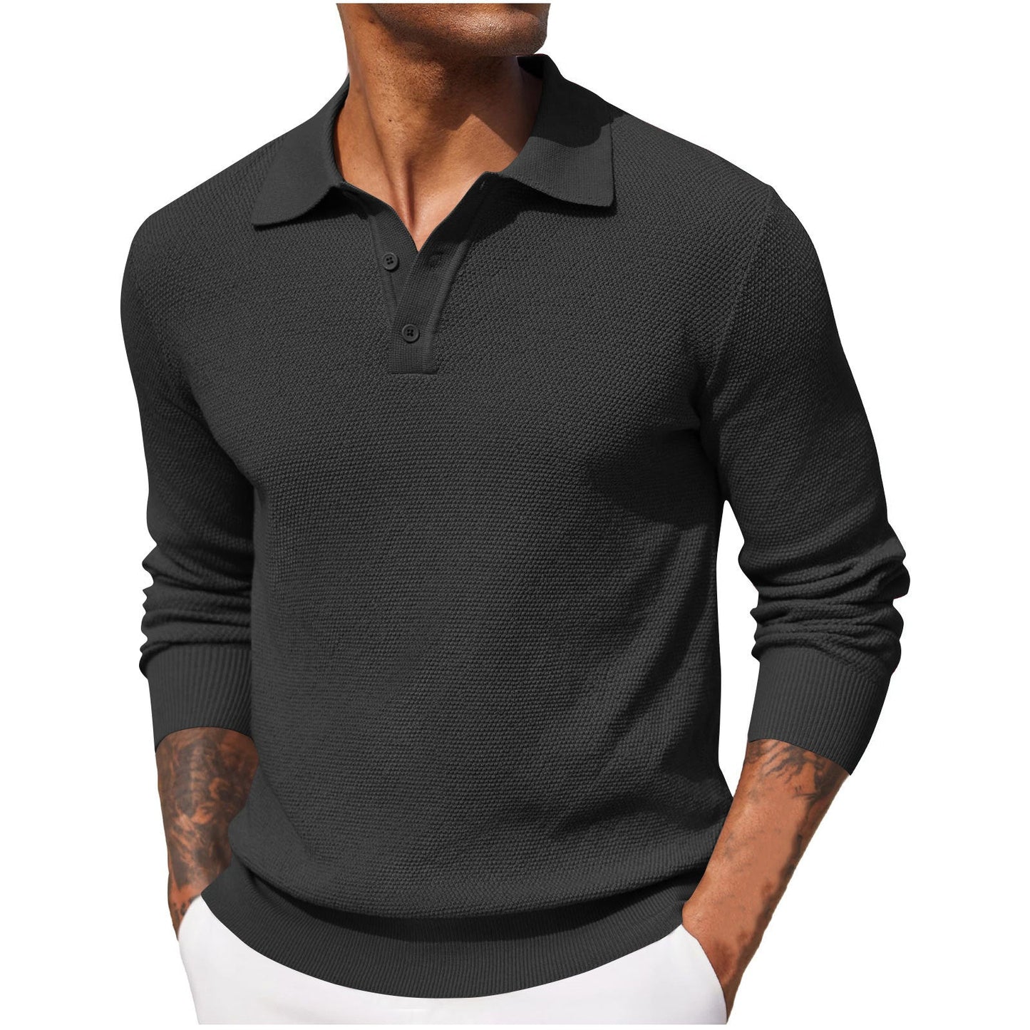 Harrison - Lässiges Herren-Longsleeve