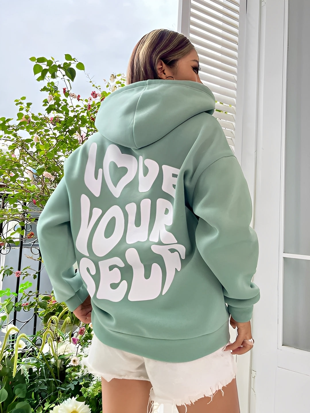 Marian - Modischer Hoodie mit auffälligem Muster für Damen
