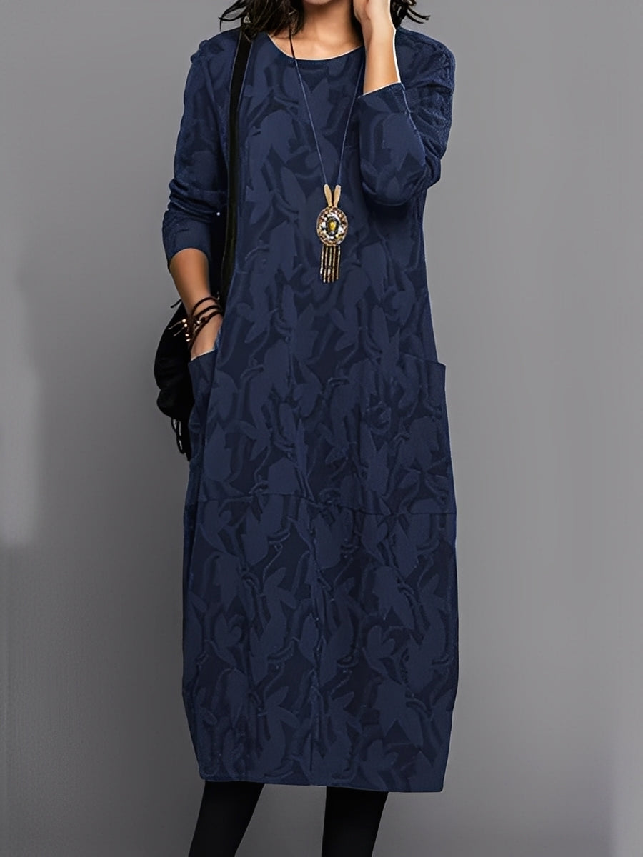 Kadence - Schickes Damenkleid mit langen Ärmeln und Stil