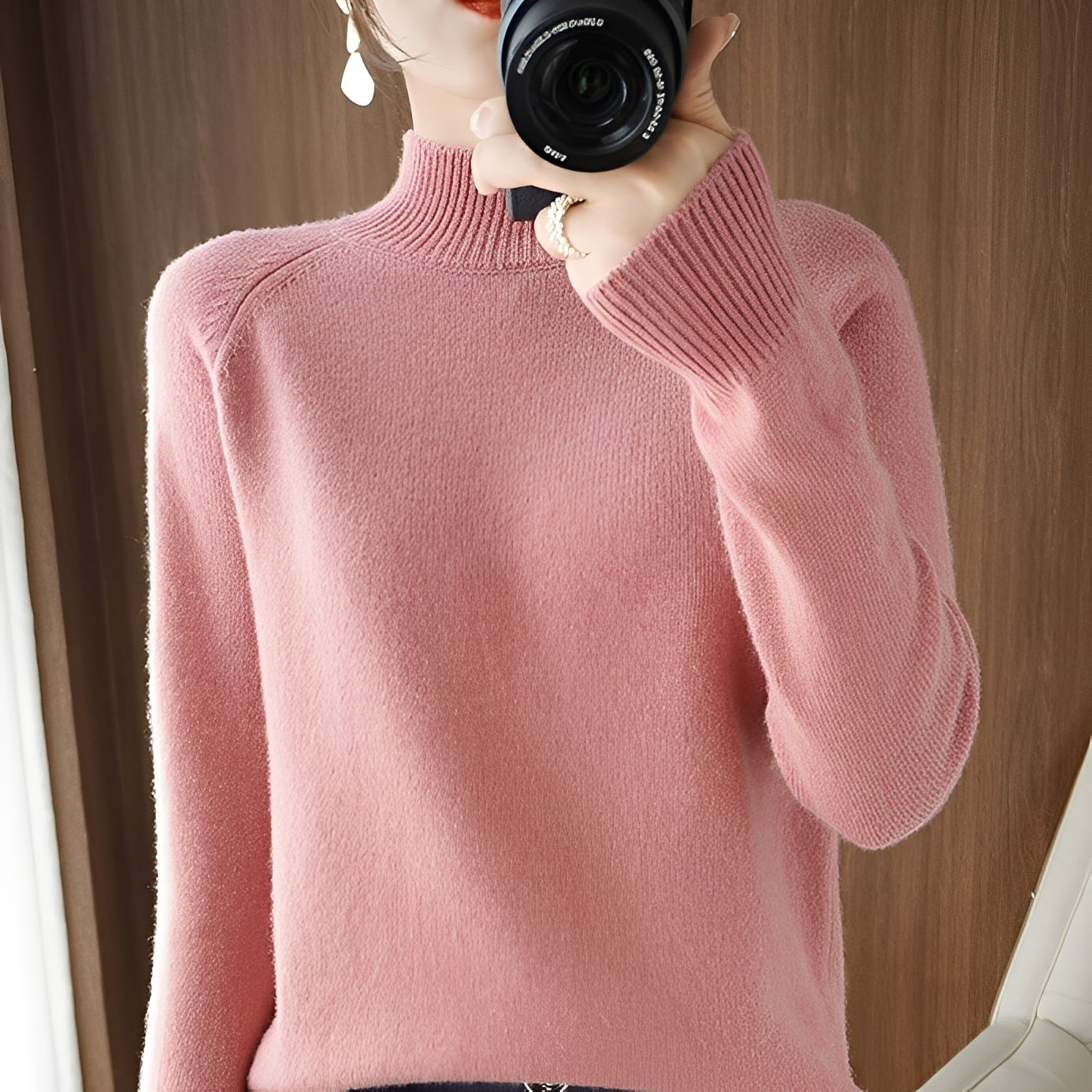 Ulyssa - Eleganter Frauen-Kaschmir-Rollkragenpullover