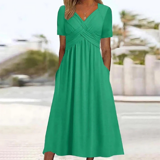 Mara – Weiches A-Linien-Kleid