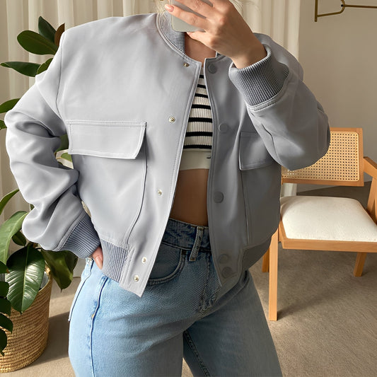 Marva - Bequeme, weite Frauenjacke mit großen Taschen