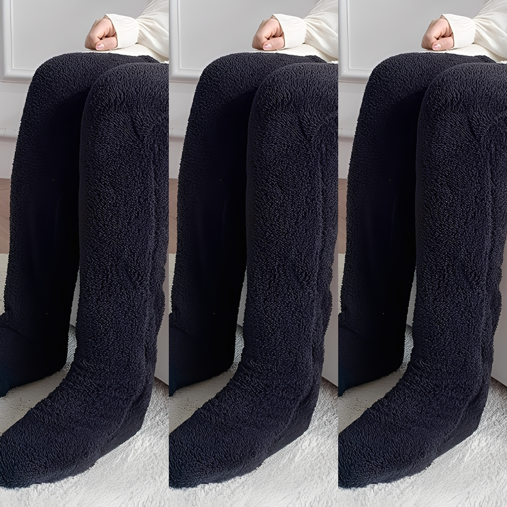 Camellia - Warme, kniehohe Wintersocken für Frauen