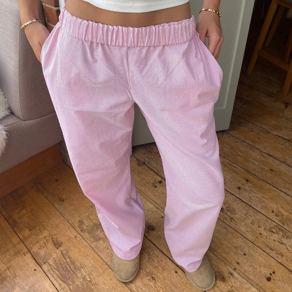 Elis – Damenhosen Breites Bein Hohe Taille
