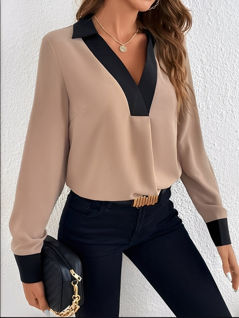Katheryn - Leichte, bequeme Damenbluse mit weitem Schnitt