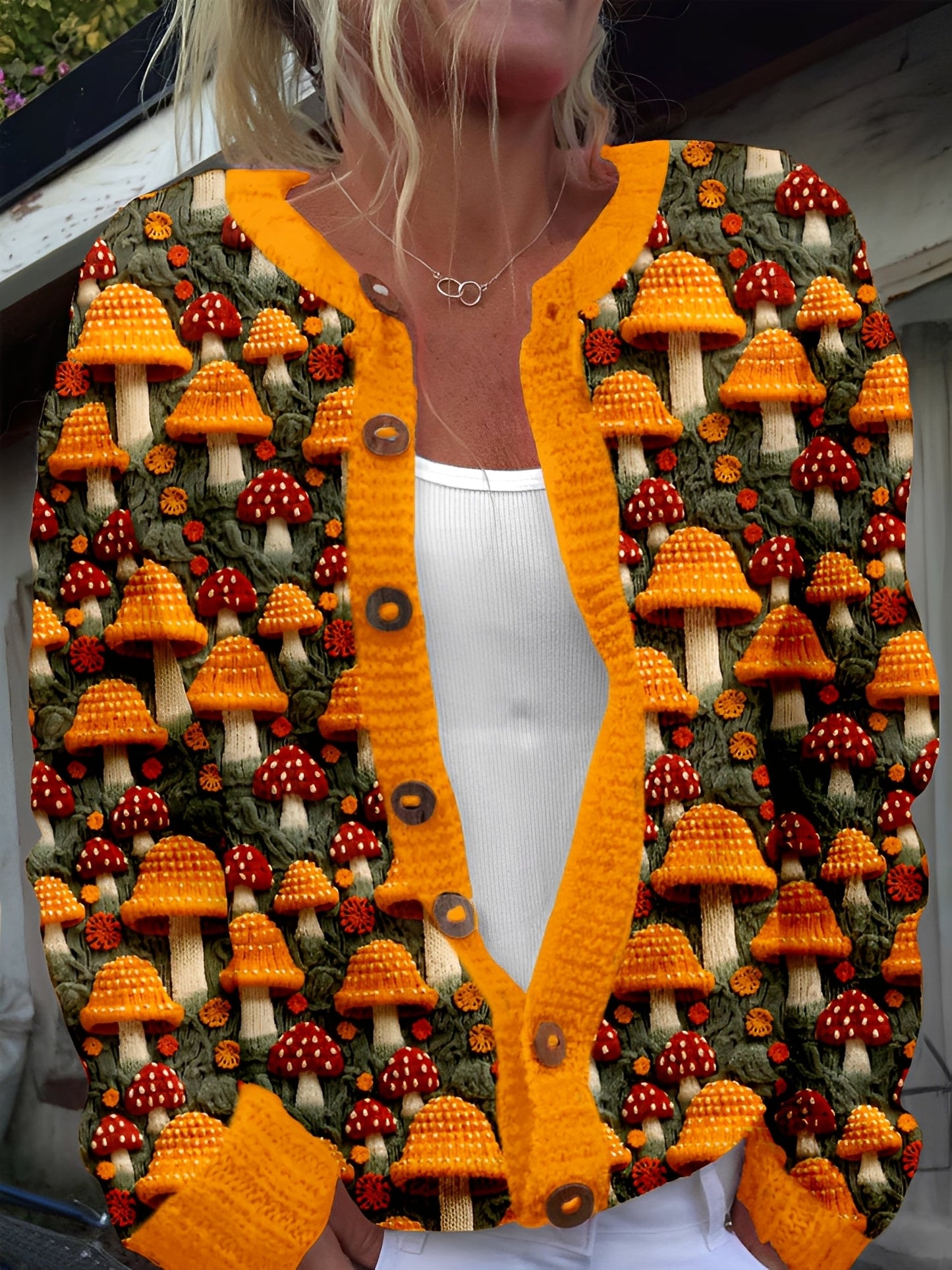 Kandace - Schicker Damen-Cardigan mit Blumenprint