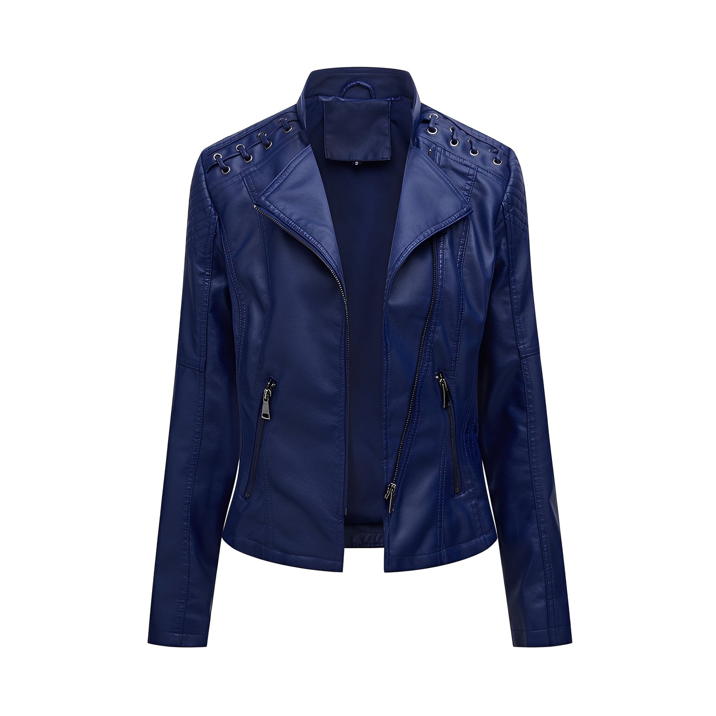 Narelle - Stilvolle, schmale kurze Damenlederjacke