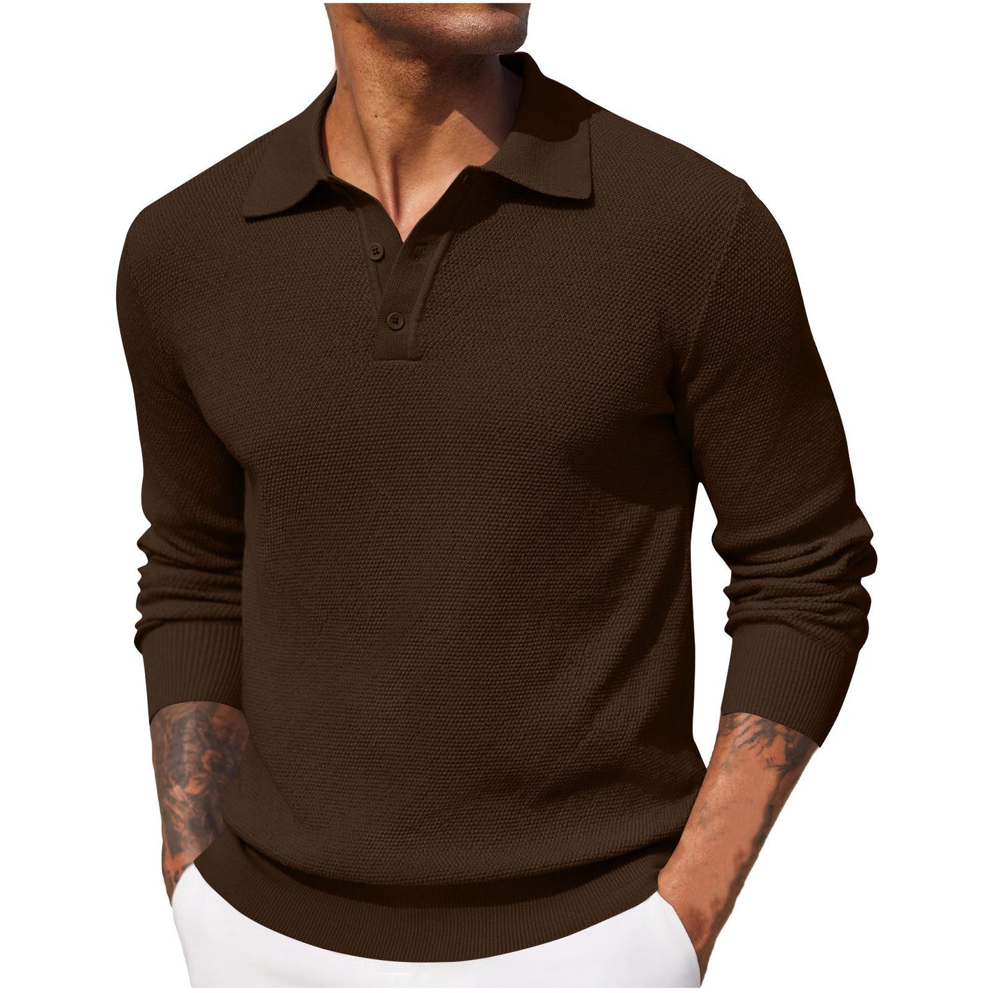 Harrison - Lässiges Herren-Longsleeve
