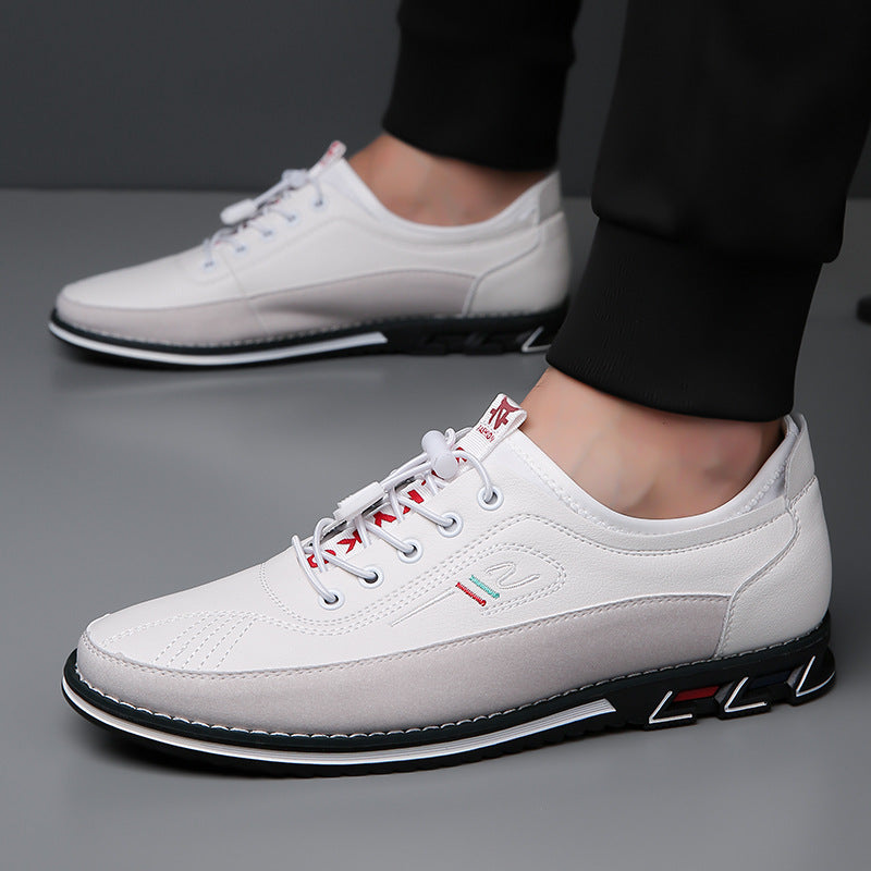 Aaron - Komfortable, rutschfeste Herrenschuhe aus Leder