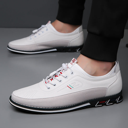 Aaron - Komfortable, rutschfeste Herrenschuhe aus Leder