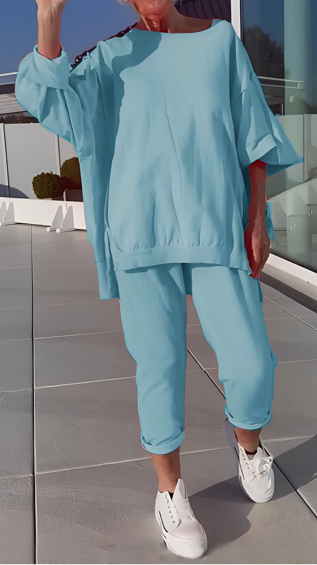 Eleanore - Komfortables Damen-Set mit lockerem Shirt und Hose