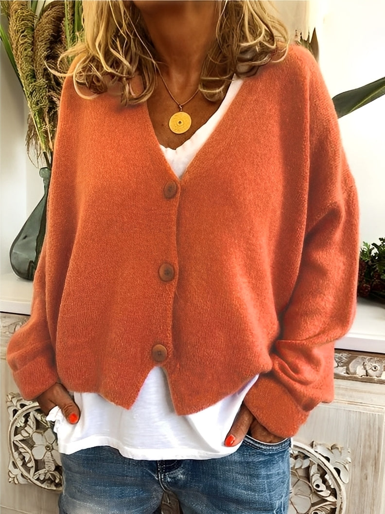 Deena - Gemütlicher, weiter, warmer Damen-Cardigan