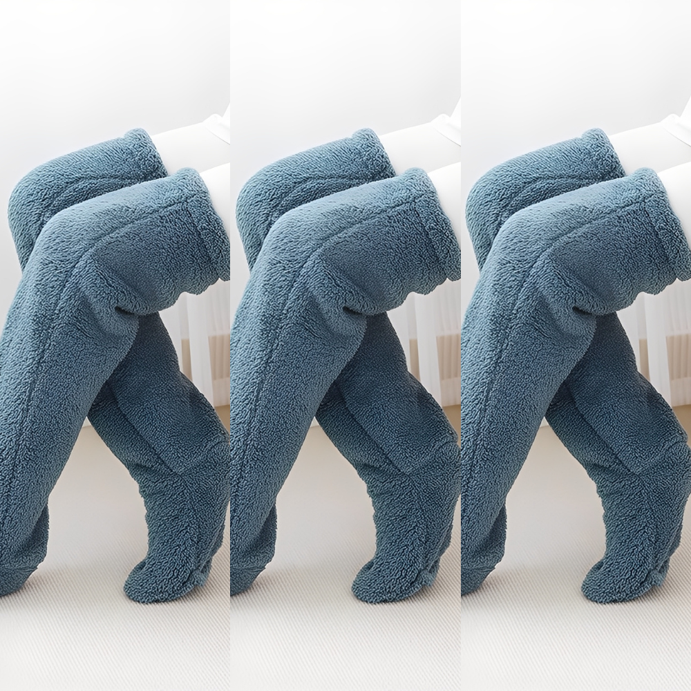 Camellia - Warme, kniehohe Wintersocken für Frauen
