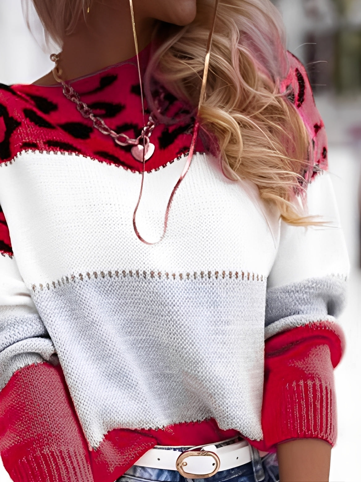 Catrina - Bequemer, weicher Damenpullover mit Streifen