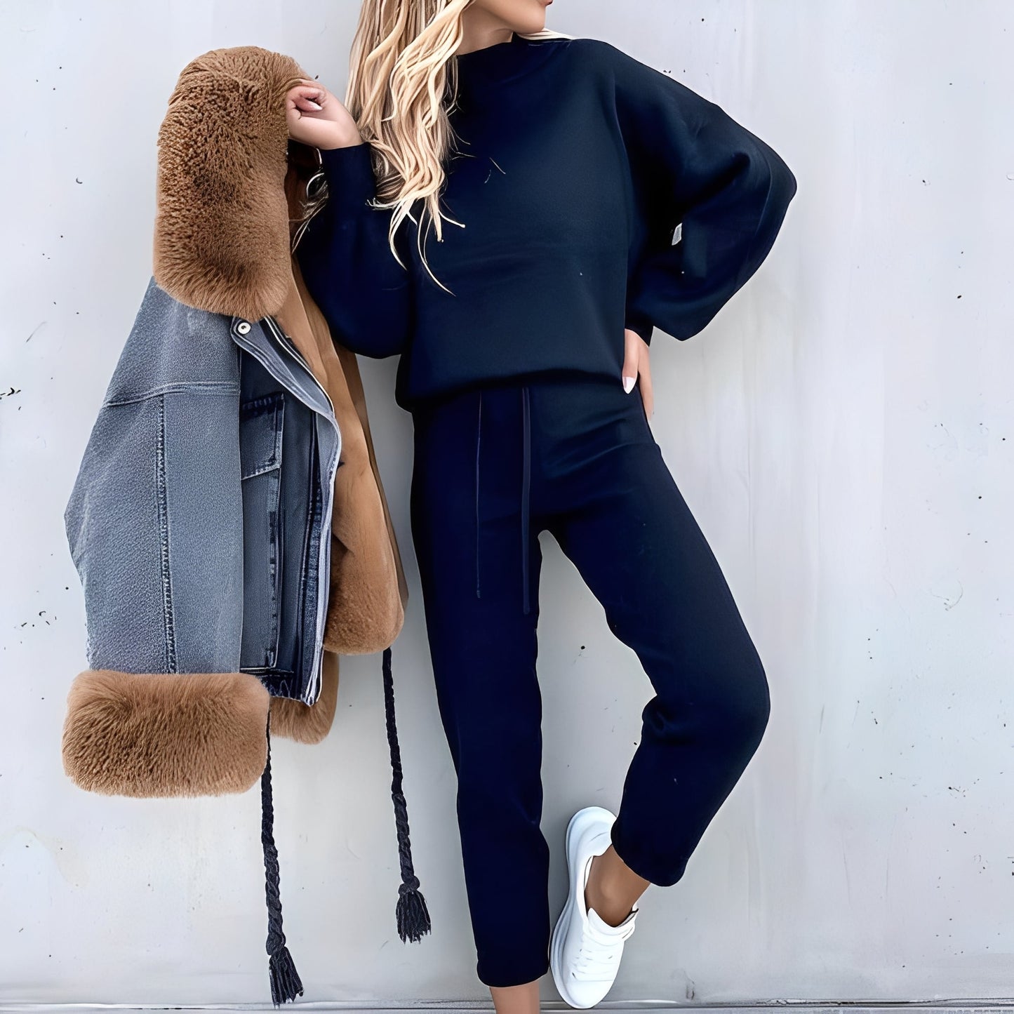 Quincey - Bequemes und weiches Damen-Trainingsset
