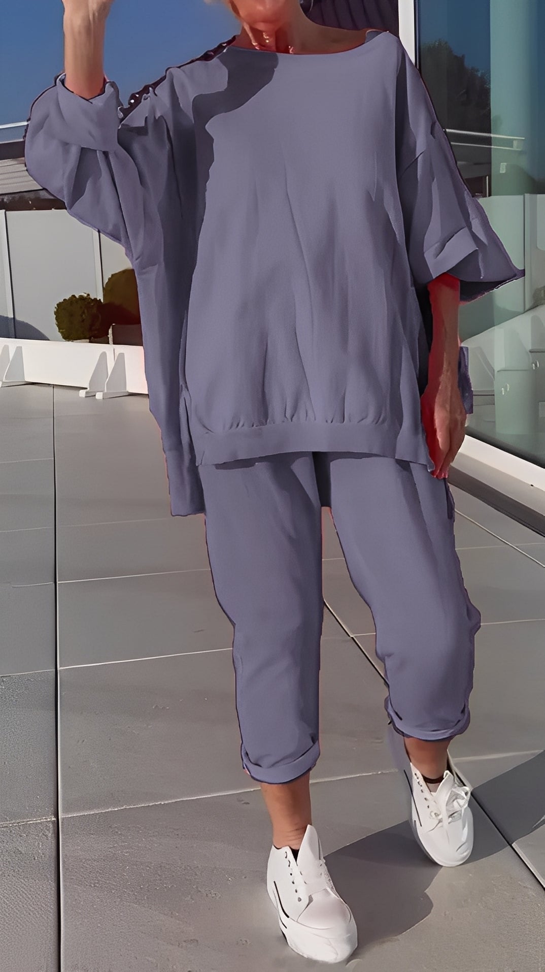 Eleanore - Komfortables Damen-Set mit lockerem Shirt und Hose