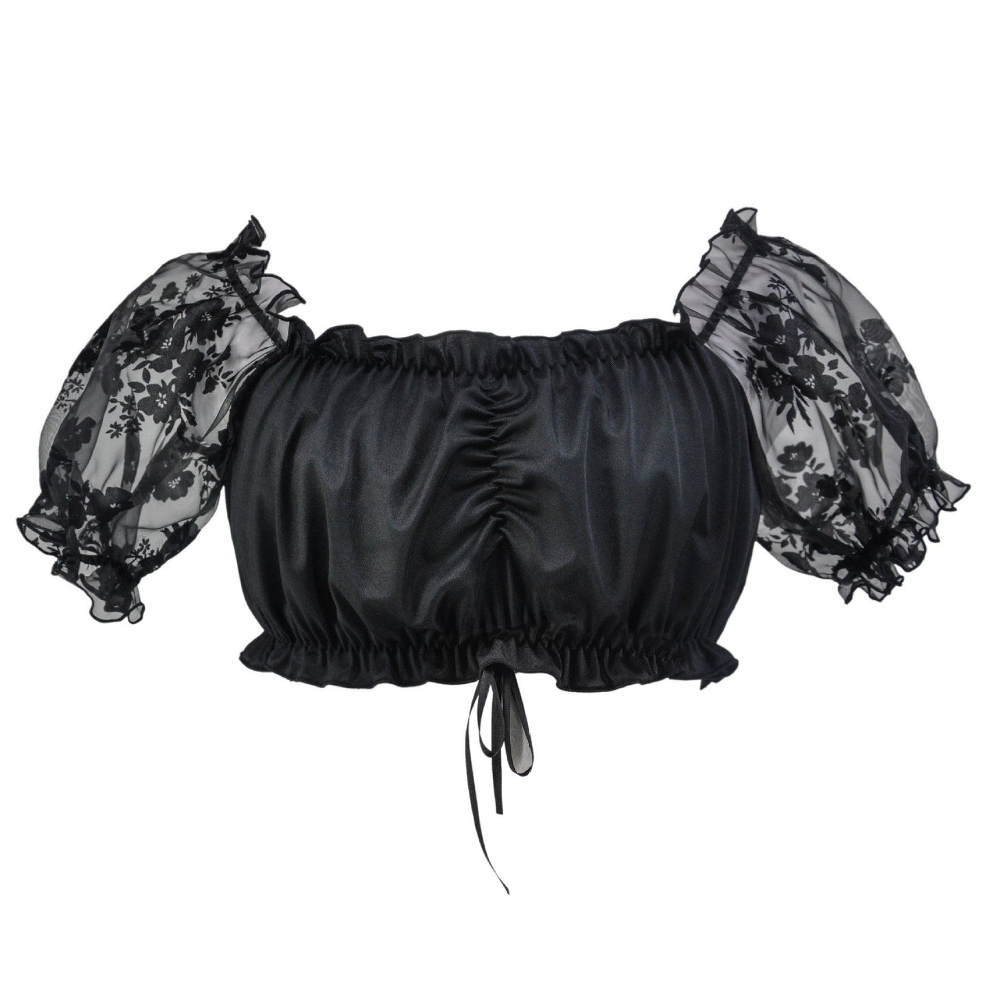 Leyla - Oktoberfest-Bluse für Damen mit kurzen Ärmeln