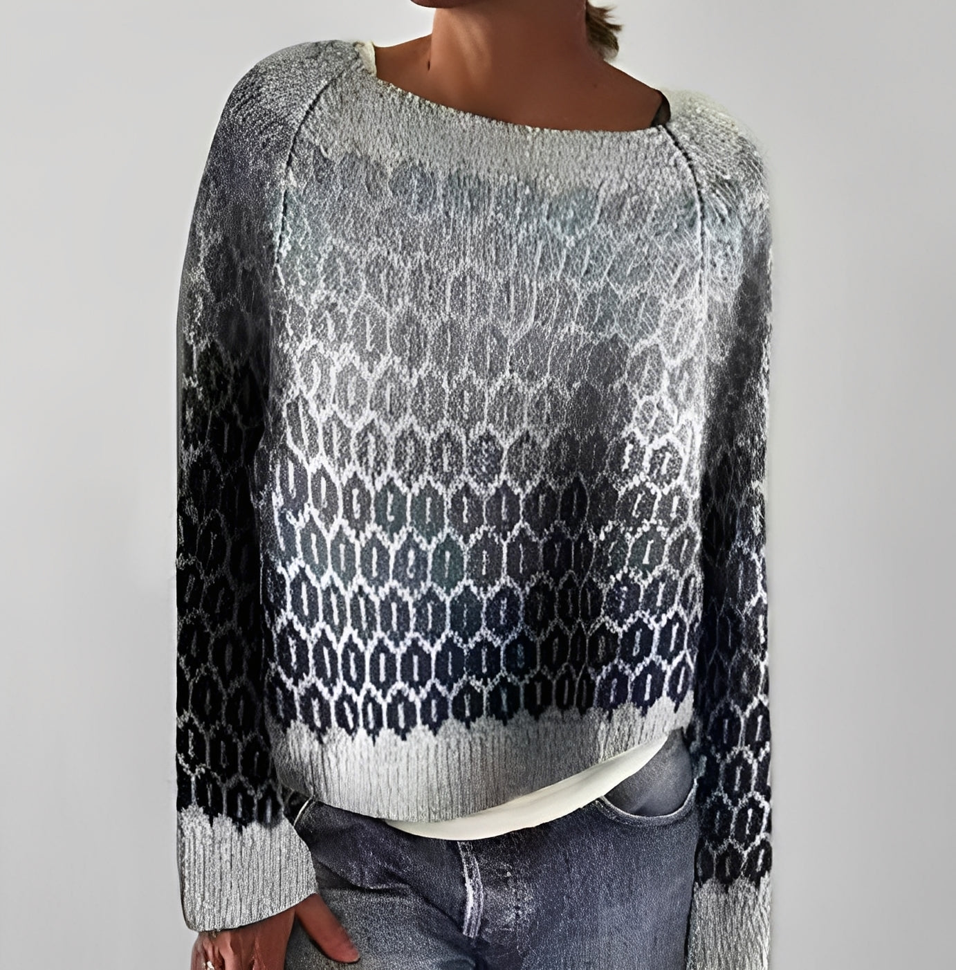 Christiana - Klassischer Damenpullover mit Design