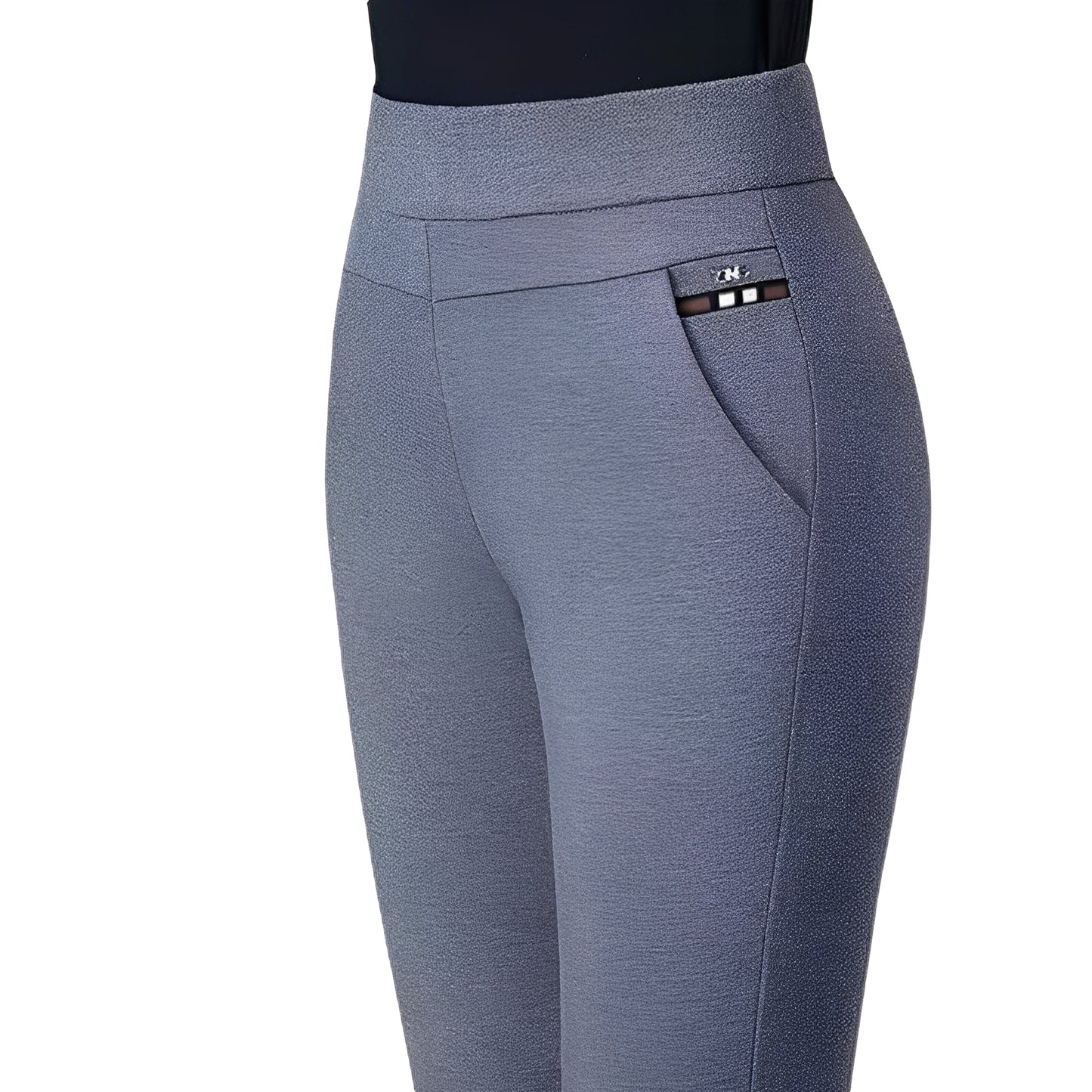 Wenda - Damenhose mit hoher Taille und dehnbarem Bund