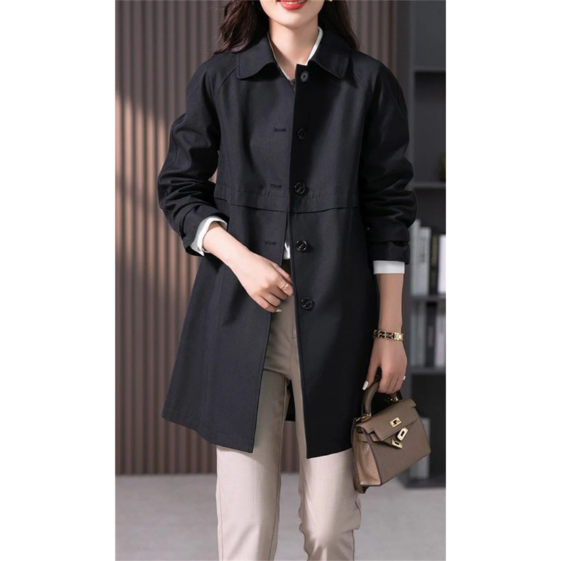 Elise – Kurzer Trenchcoat mit Knopf