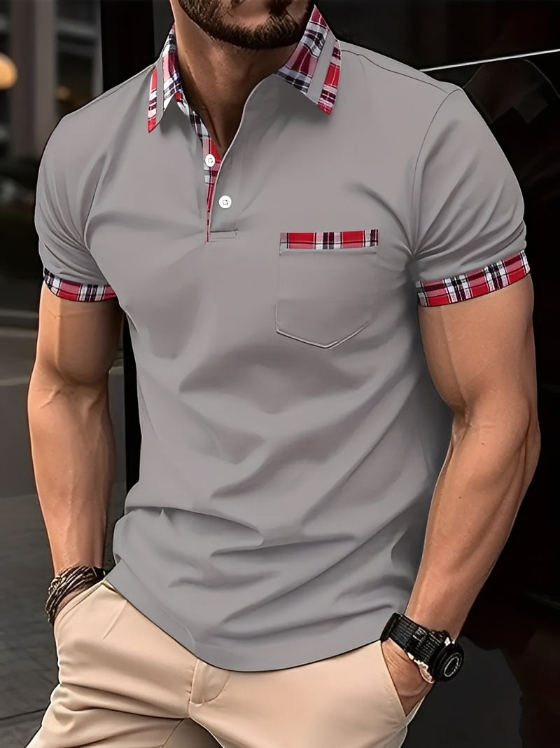 Ryker - Elegantes Poloshirt mit Brusttasche für Herren