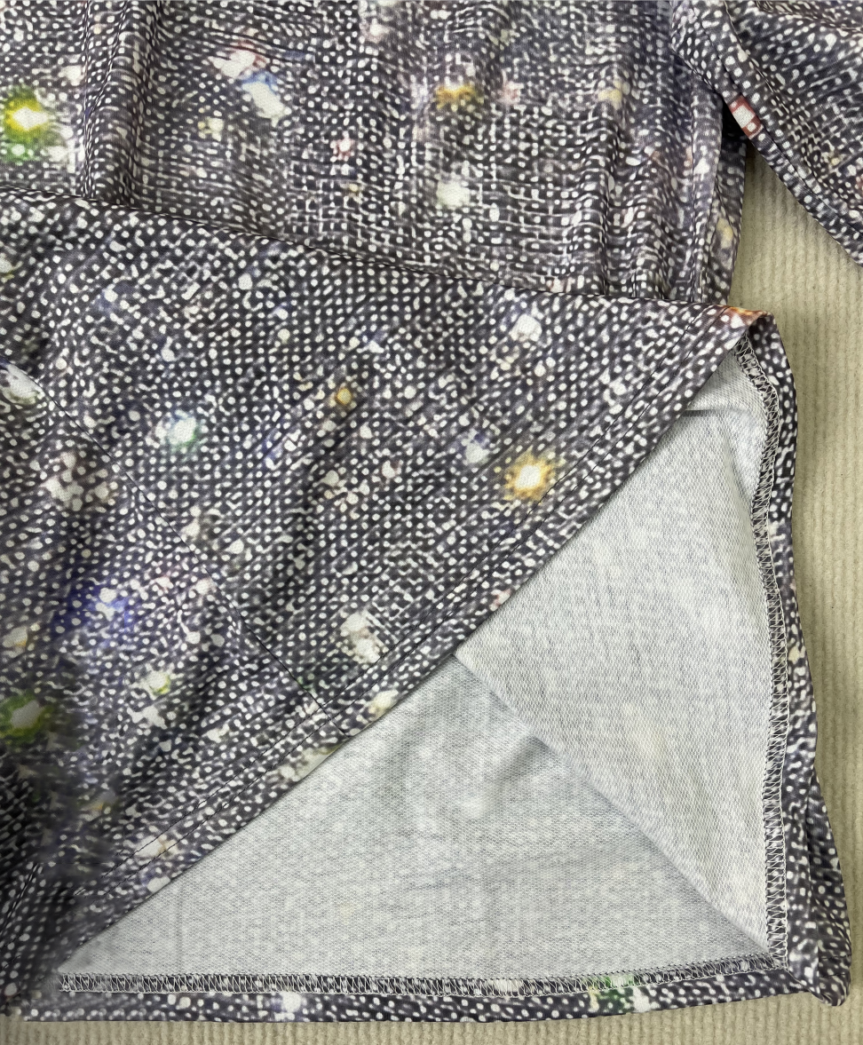Elaina – Glitzerbluse mit langen Ärmeln
