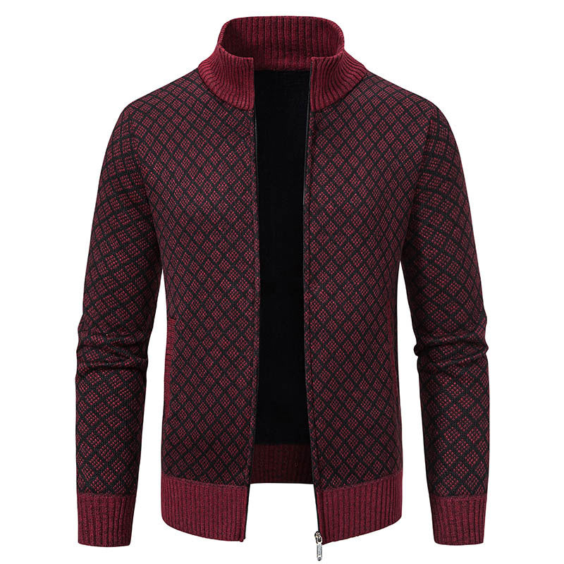 Gerald - Elegante Herren-Karojacke mit Zipper