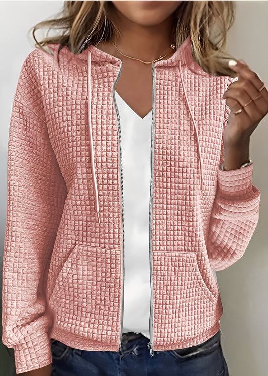 Katherine - Modischer Cardigan mit Kapuze und Taschen für Frauen