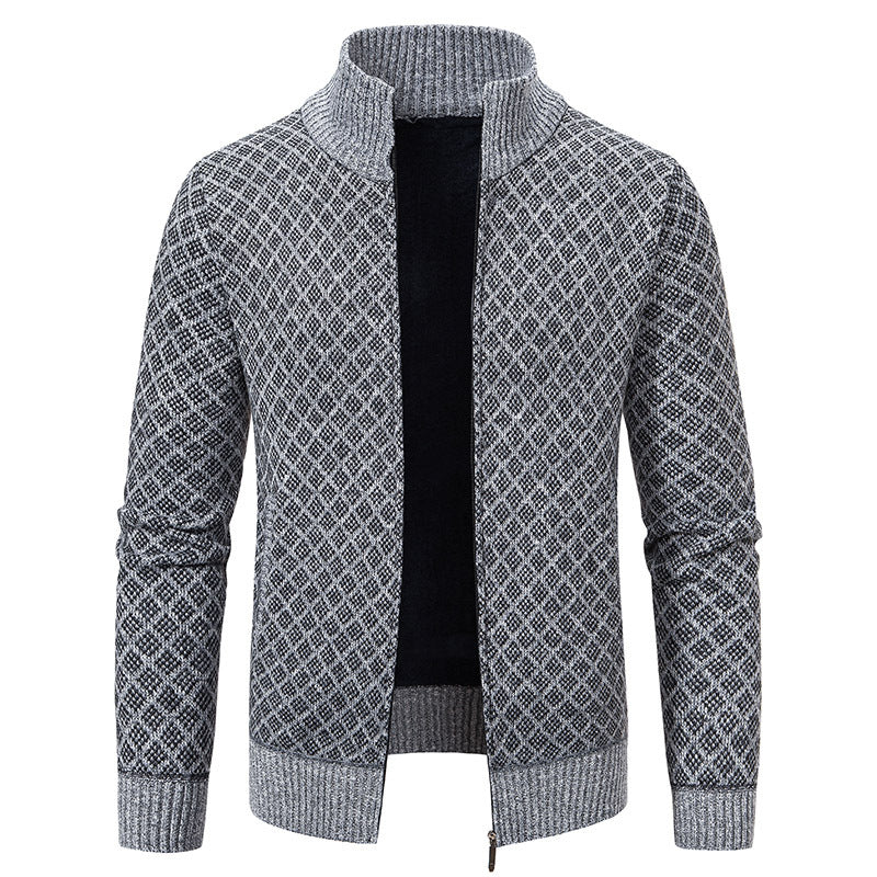 Gerald - Elegante Herren-Karojacke mit Zipper