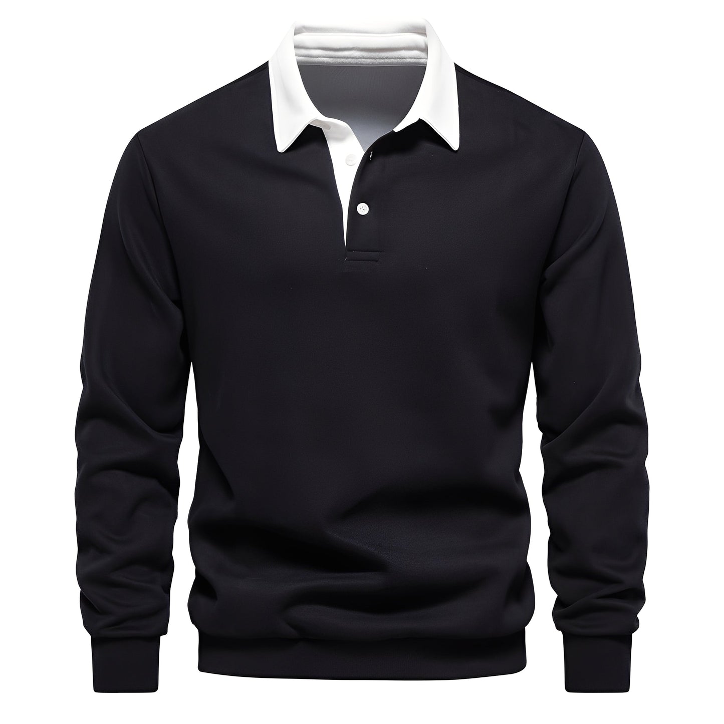 Sonnie - Komfortables Herren-Langarm-Poloshirt
