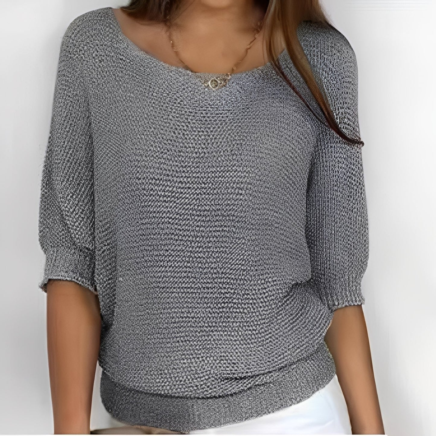 Kathleen - Bequemer und lockerer Damenpullover