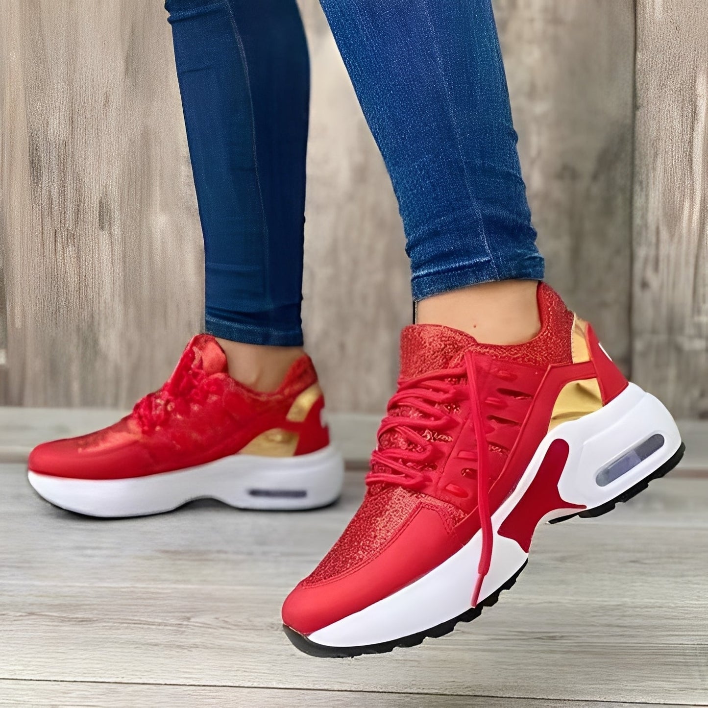 Evaline - Bequeme Damen-Sneaker aus Mesh