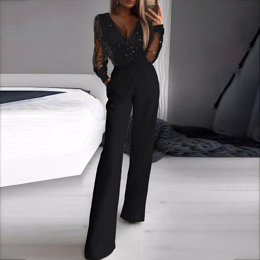 Morgana - Damenoverall mit weitem Bein und schicker Optik