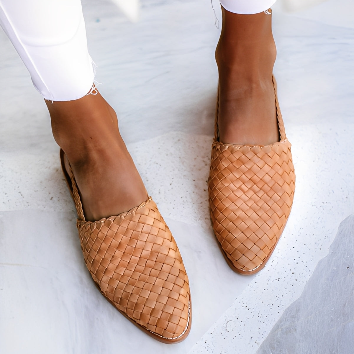 Shirley - Modische flache Damen-Schuhe mit Spitzform