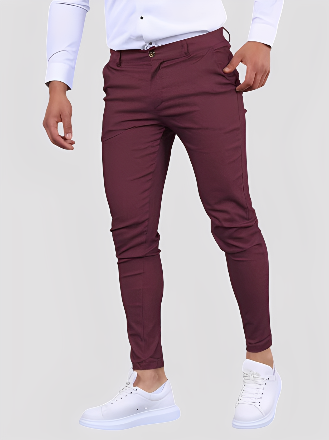 Shelton - Angenehme, dehnbare Herrenhose mit schlanker Passform