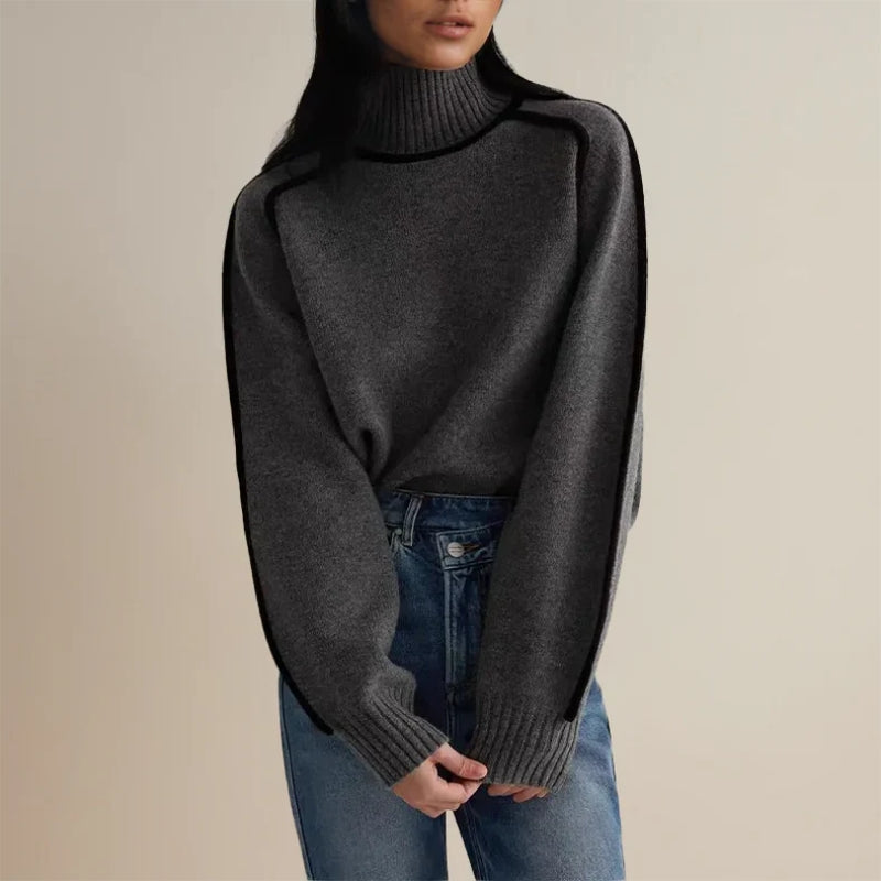 Aurora - Gemütlicher Damen Rollkragenpullover