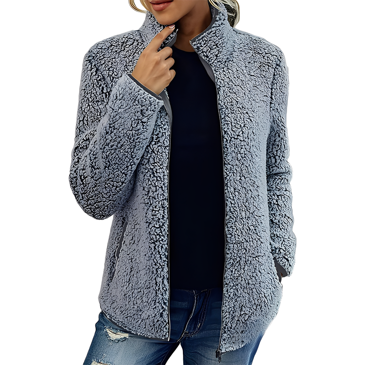 Larissa - Stilvolle, warme Damen-Fleecejacke