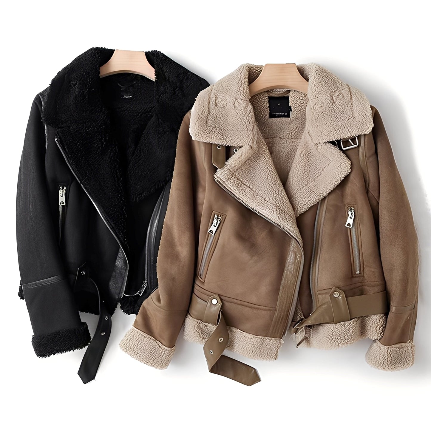 Yasmine - Kuschelige Damen-Motorradjacke aus Lammfell