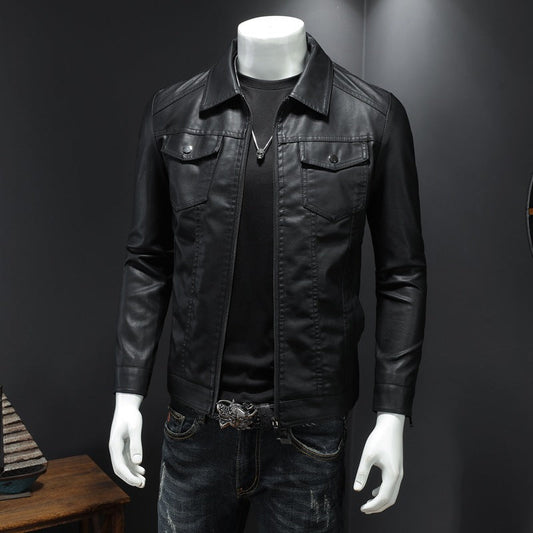 Nelson - Moderne Biker-Lederjacke für Männer