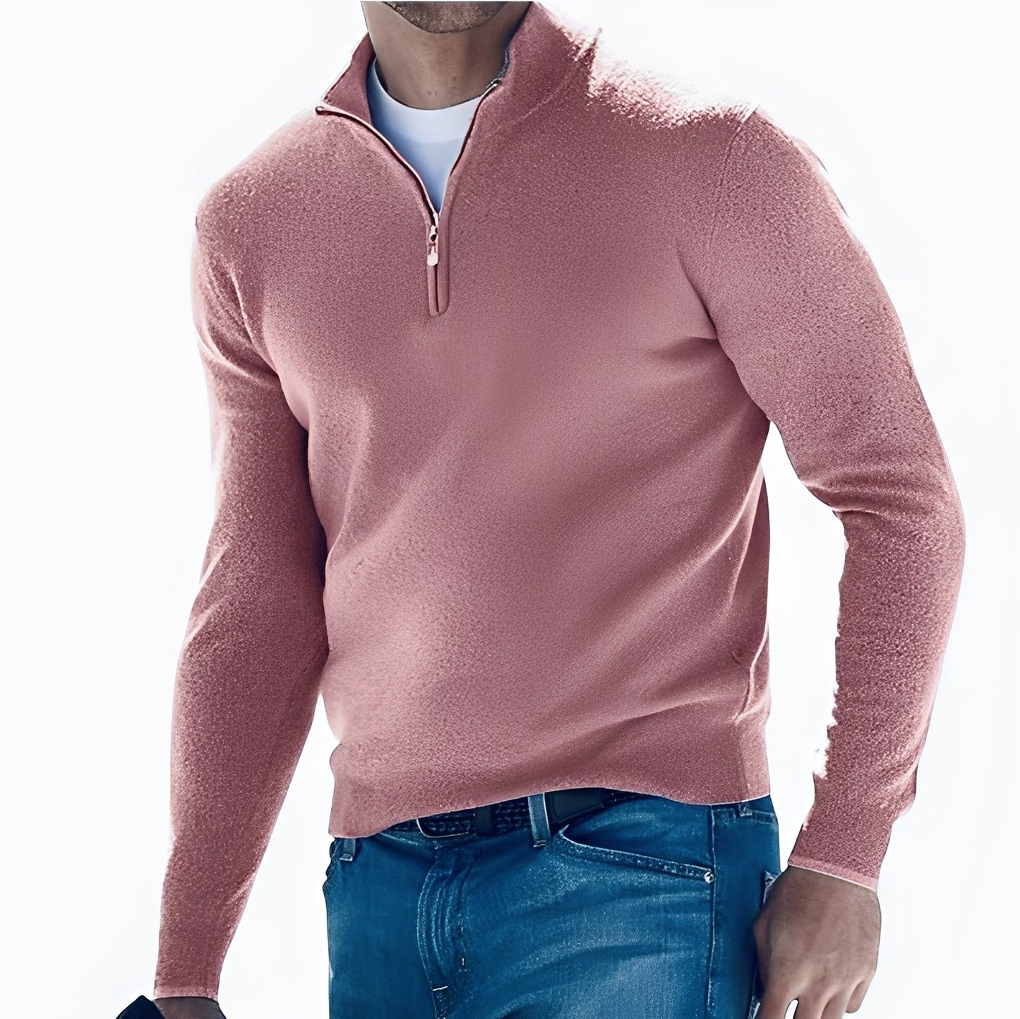 Zayne - Komfortabler Herren-Sweater mit Reißverschluss