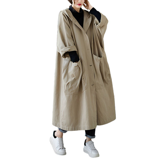 Nona - Wasserabweisende, lockere Damenjacke mit Kapuze