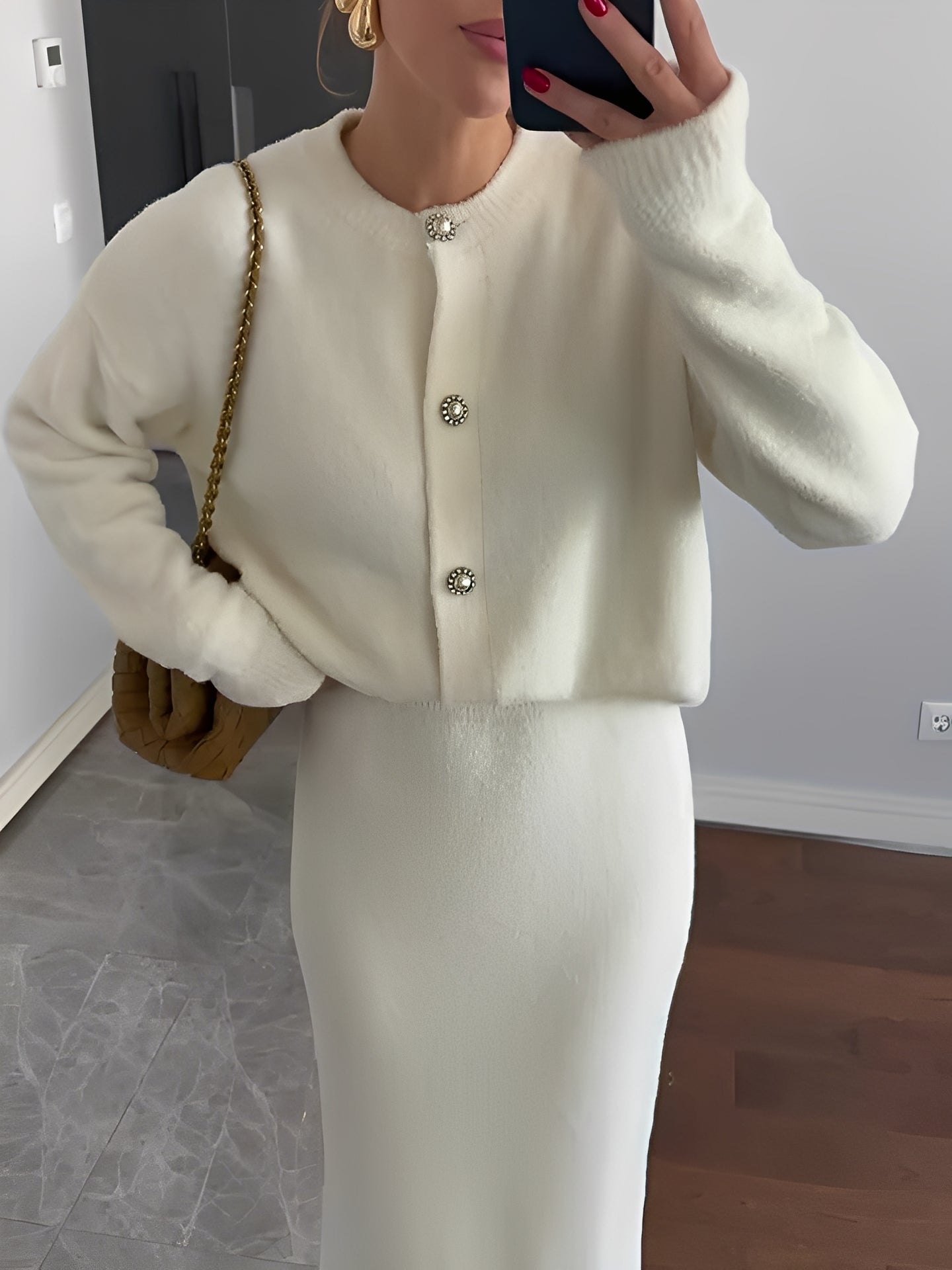 Cecilia - Schickes Set aus Jacke und Rock für Frauen