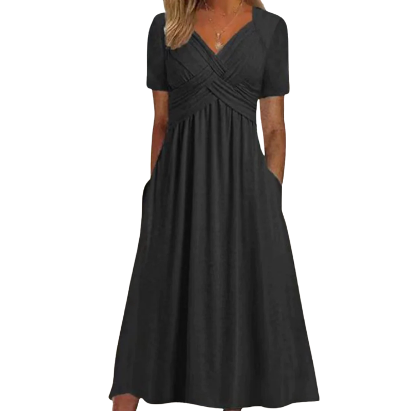 Ara - Stylisches Kleid mit V-Ausschnitt