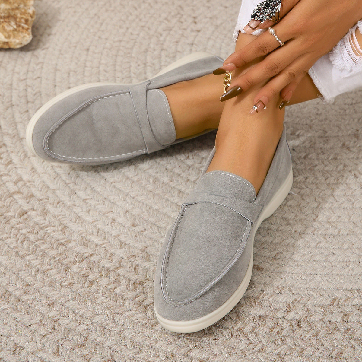 Yasmine - Klassische Damen-Wildleder-Schuhe