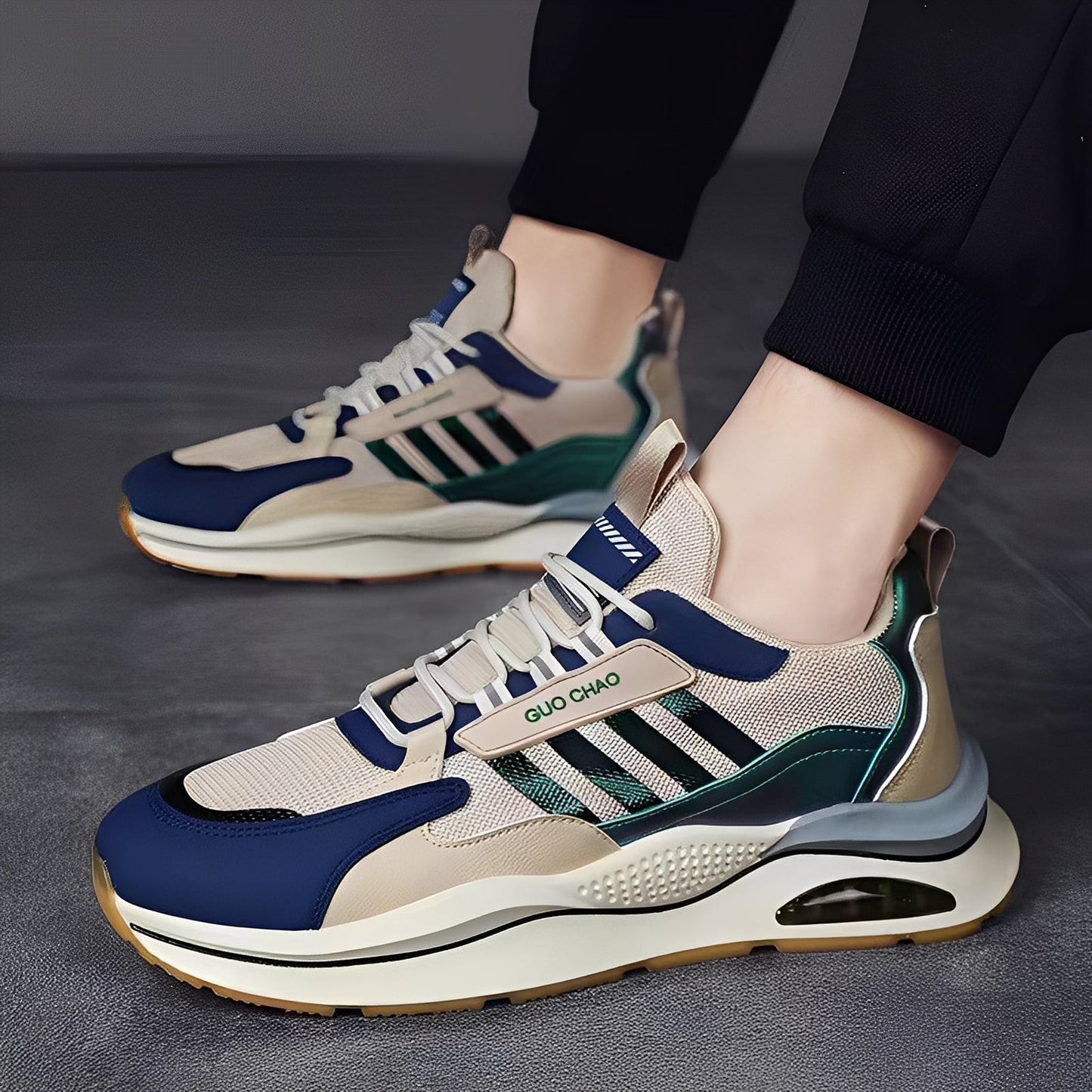 Hector - stilvolle, luftdurchlässige Herren-Sneaker
