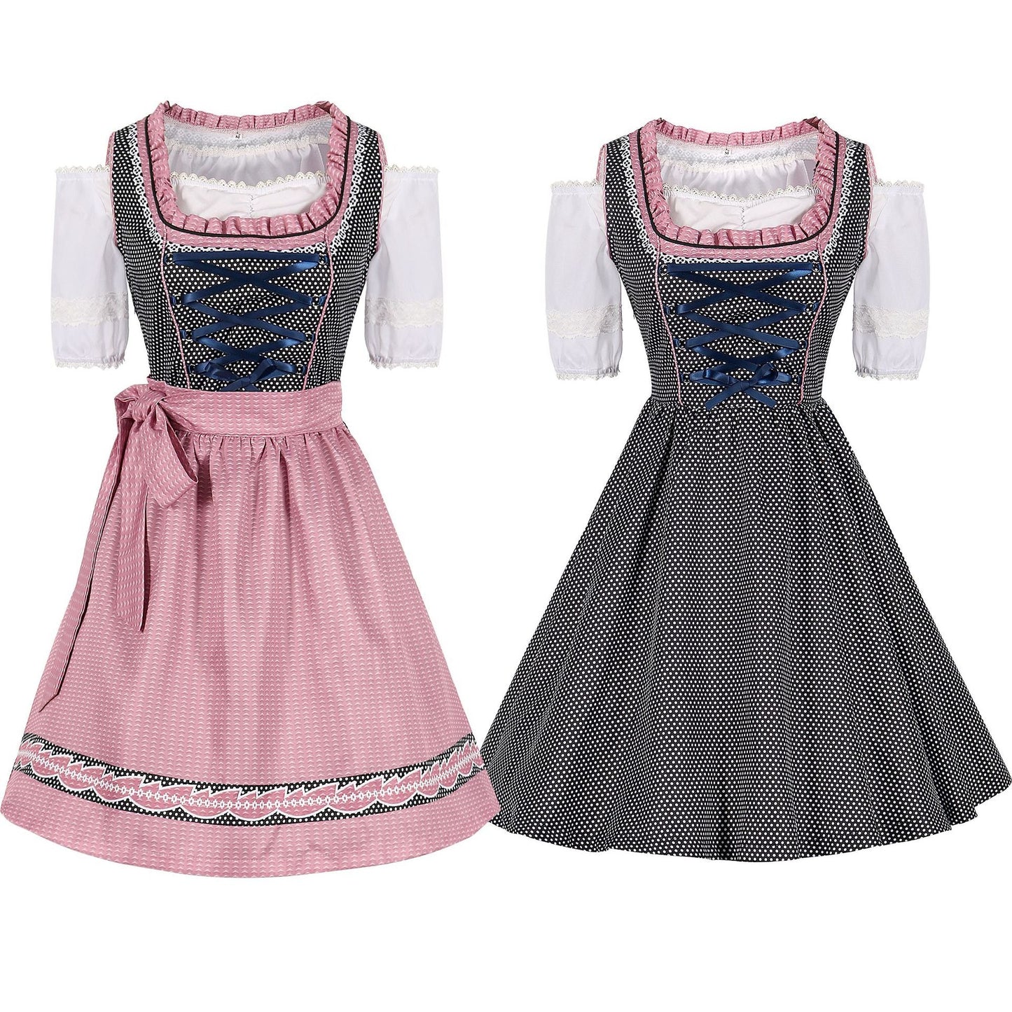 Velda - Klassisches Oktoberfestkleid mit Trägern für Frauen